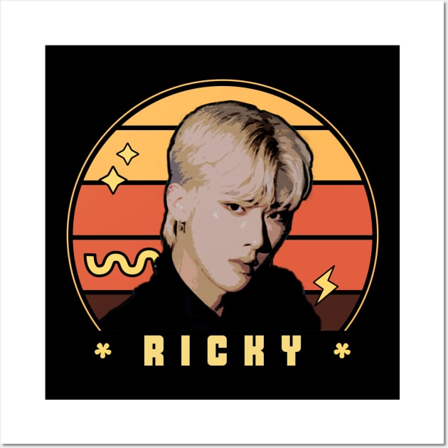 Retro Ricky ZEROBASEONE Wall Art by wennstore